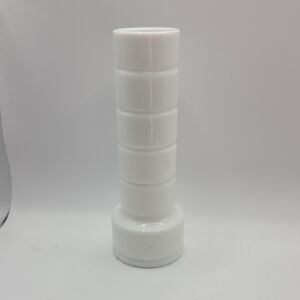 Milk Glass Cylindrical Vase